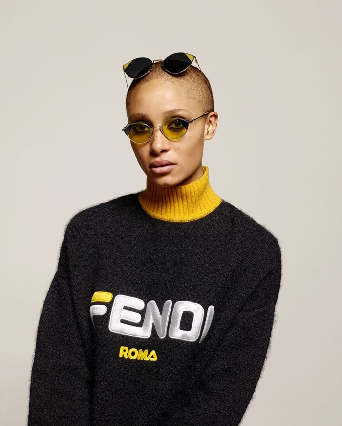 Адвоа Абоа и сестры Хадид в объективе Лагерфельда для  Fendi (фото 12)