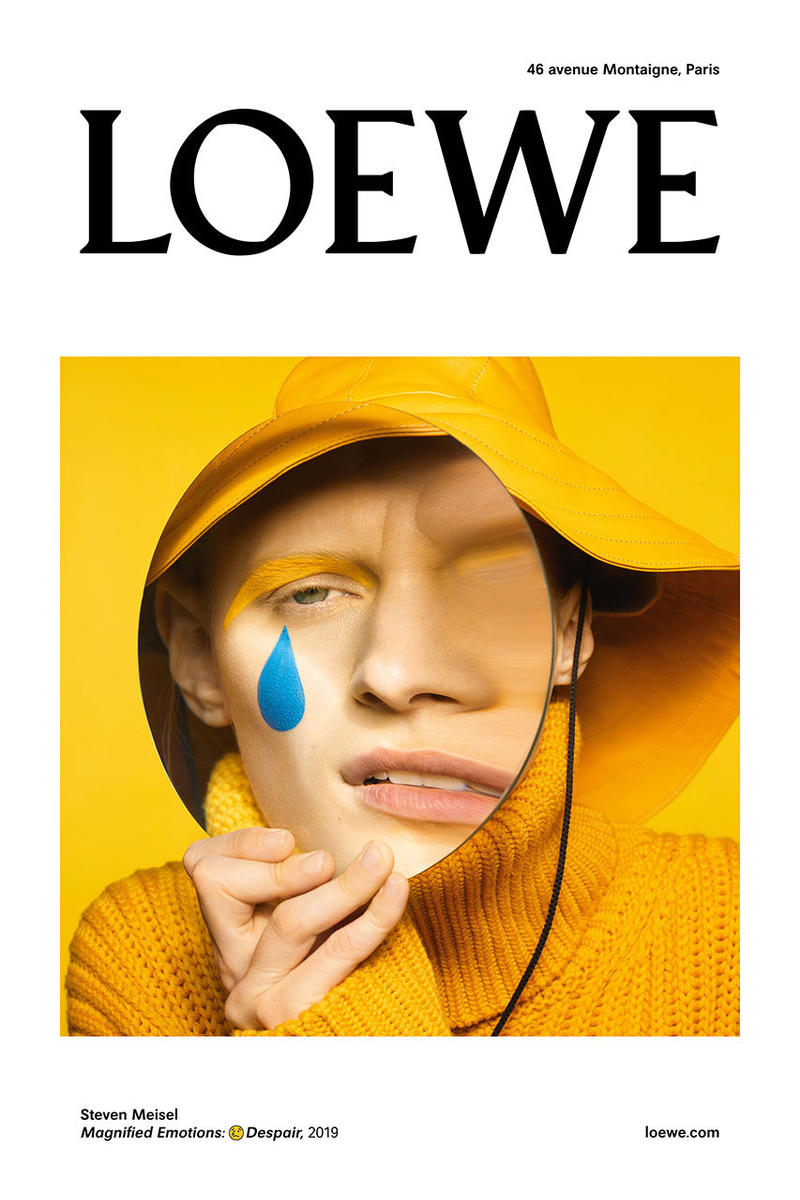 Юлия Нобис имитирует эмодзи в новом кампейне Loewe (фото 2)