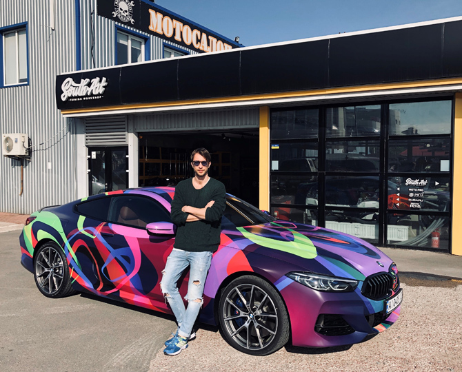 Произведение искусства: Художник сделал из BMW M850і xDrive арт-объект (фото 8)
