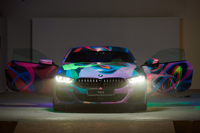 Произведение искусства: Художник сделал из BMW M850і xDrive арт-объект (фото 1)
