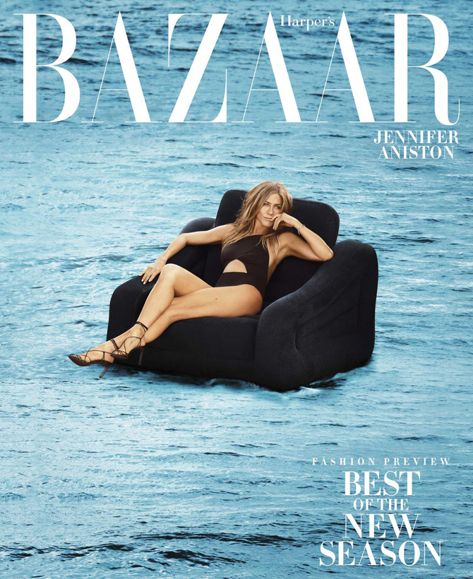"50 лет — это чудесно". Дженнифер Энистон в съемке Harper's Bazaar (фото 1)