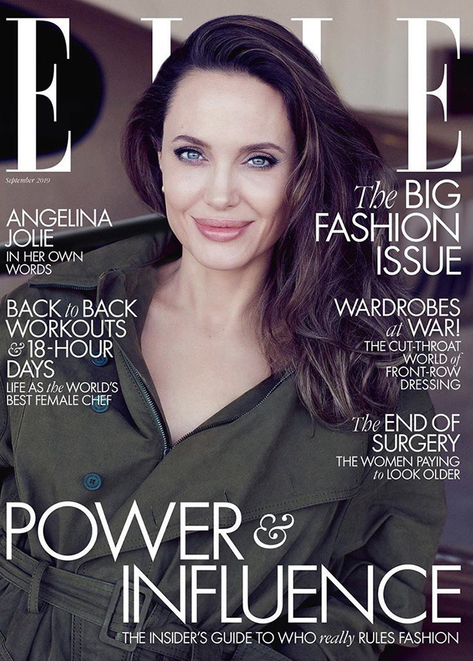 "Миру нужно больше ведьм". Анджелина Джоли в съемке британского Elle (фото 1)