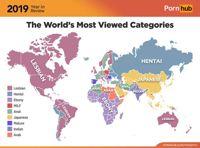 Pornhub подвели итоги за 2019 год. Вот что любят смотреть украинцы (фото 4)