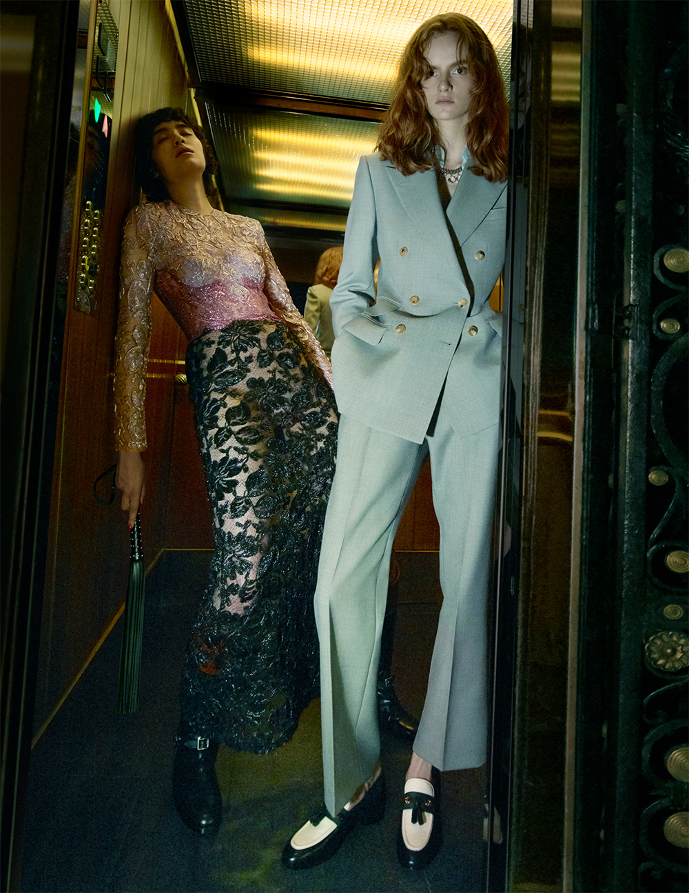 Кожа, перья и пайетки: Музыканты Måneskin стали героями кампейна Gucci (фото 11)