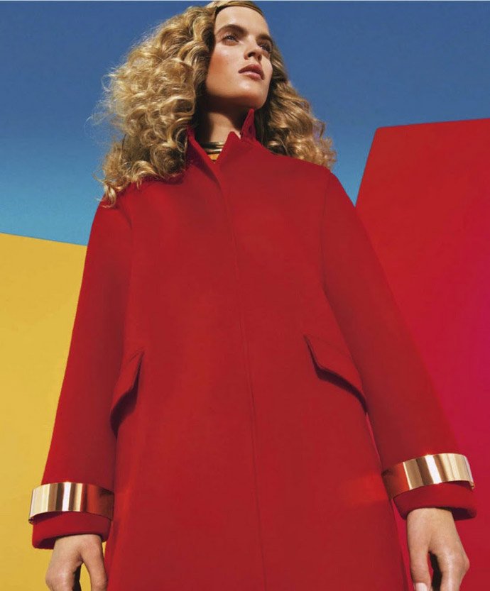 Мирте Маас для сентябрьского Harper's Bazaar