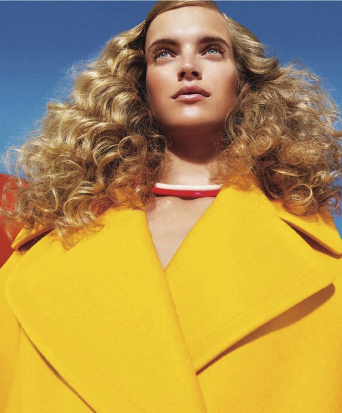 Мирте Маас для сентябрьского Harper's Bazaar