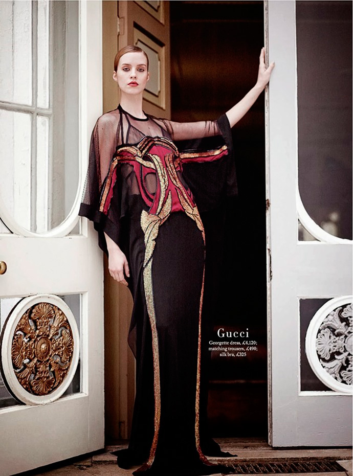 Юлия Фрош для Harper's Bazaar