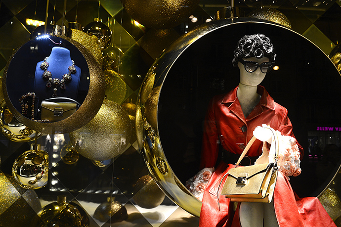 Printemps Christmas Decorations Inauguration In Paris