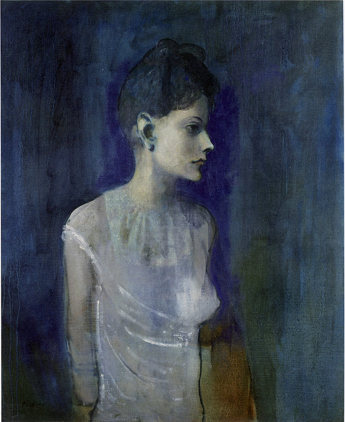 Picasso Frau im Hemd