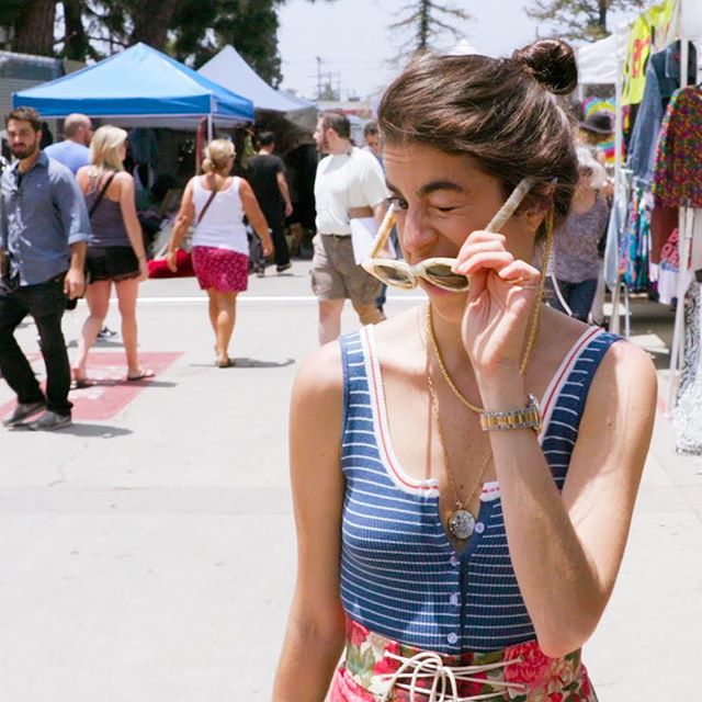 Quiz time: Leandra's wink signifies A. that she swallowed a fly B. that her sunglasses felt lonely and needed a quick finger hug or C. that you have another chance to view Sunday's Local Selects   a live shopping experience with @paypal at Melrose Trading Place - by using your fingers (or your tongue) and typing localselects.com into your web browser #paypalcandothat #MRPartner. (the answer is C)