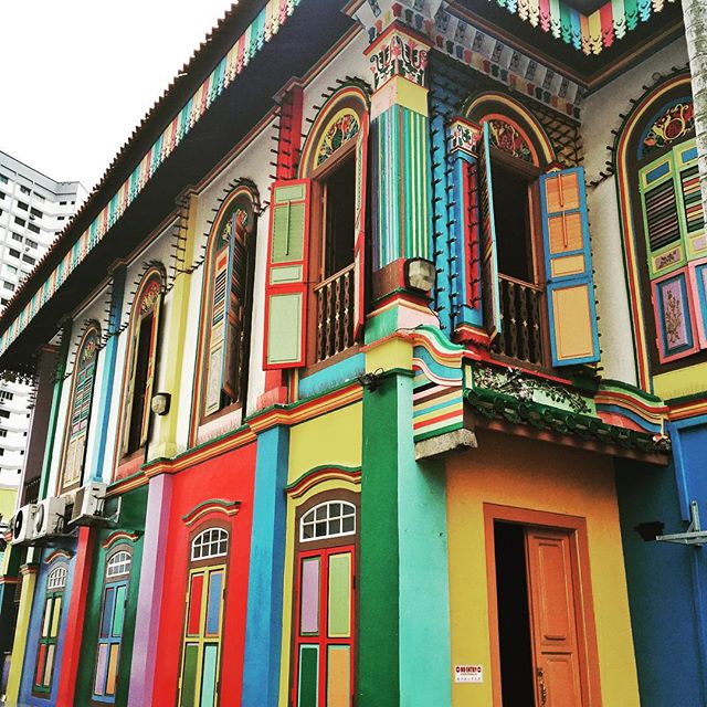 Colourful #singapore in Little India neighbourhood