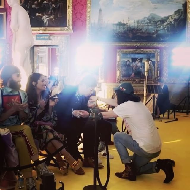 @Gucci @jaredleto @salmahayek @eltonjohn @lallo25