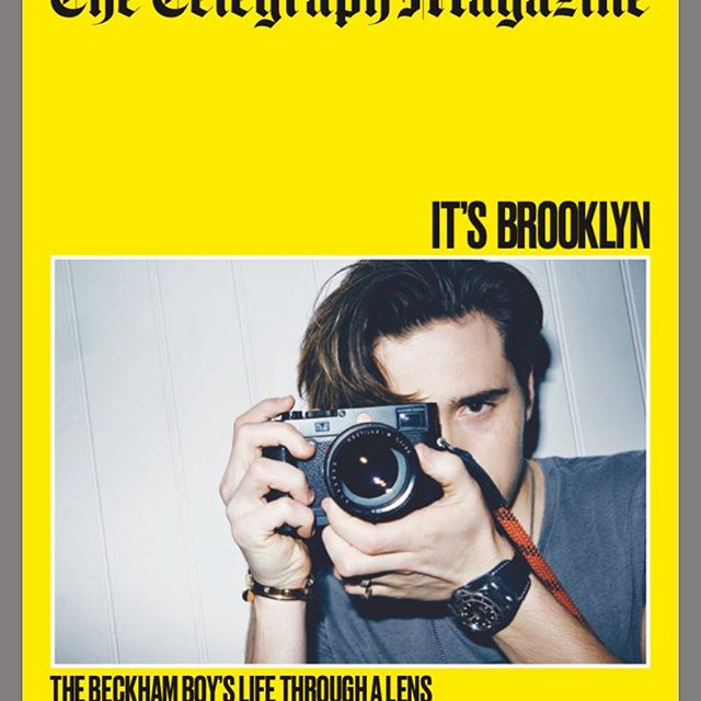 So proud!! See @telegraphmag tomorrow for a preview of the photos from #whatisee @brooklynbeckham X VB