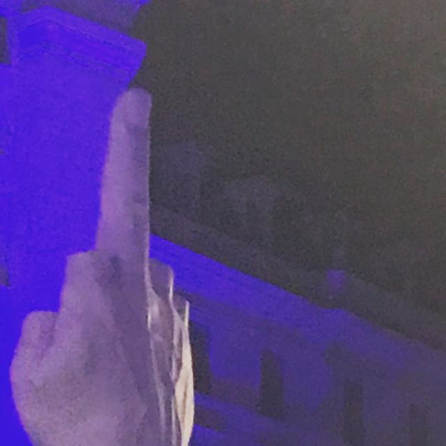 Giant FUCK YOU to the Italian stock market by Maurizio Cattalan  @ferragamo