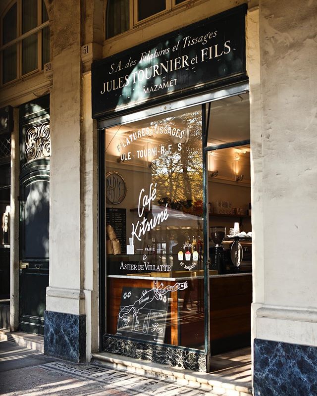 The only place you wanna be at this time of the year is where coffee is... #PFW     Come and meet us at @cafekitsune Palais Royal!