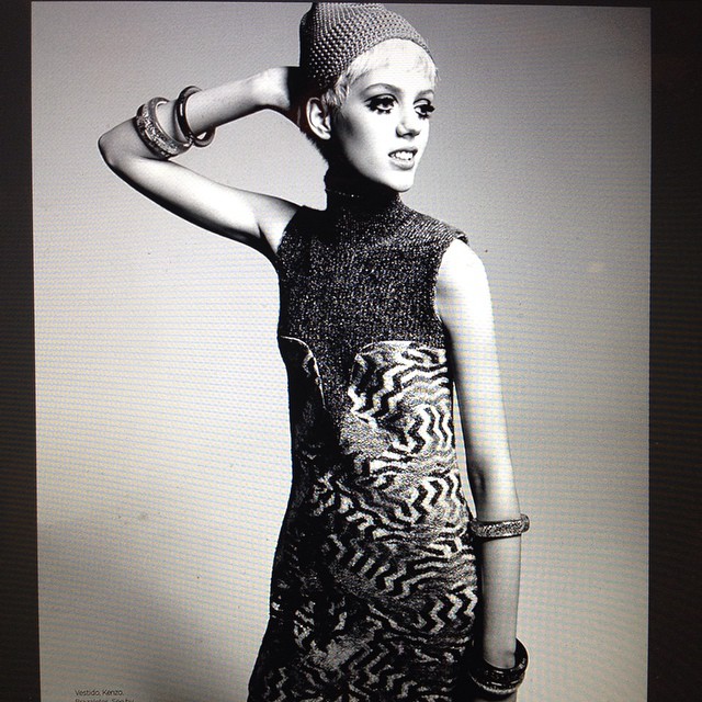 Another Look from our @harpersbazaarmx #FactoryGirl shoot.Starring the pretty @esther_heesch in a beautifull @kenzo dress and @missoni hat. Tap for credits#thisIsWhatIdo#MyJob#loveToStyle#kenzo#missoni#twiggyMood